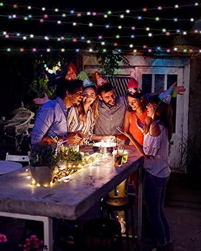 Treela 8 Pack Solar String Lights Outdoor Waterproof, Multicolor - Image 7