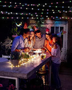 Treela 8 Pack Solar String Lights Outdoor Waterproof, Multicolor - Image 7