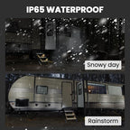 Magnetic Solar RV Step Lights, IP65 Waterproof LED Strip, 4 Pack - Image 3
