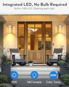 VIANIS White Exterior Lighting Fixtures for House, Large Outdoor wall Light - Image 3