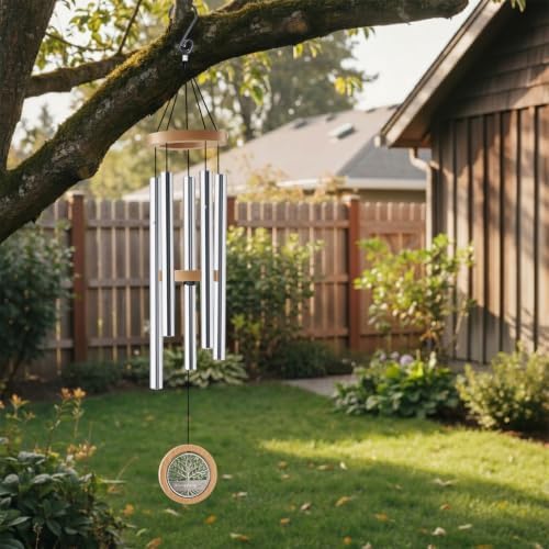Personalized Memorial Wind Chimes for Loss Beloved Mom - Image 4