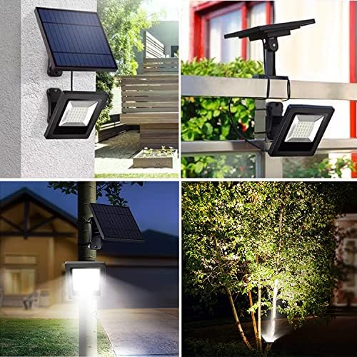 2 Pack Solar Wall Mount Lights - Super Bright Solar Security Flood Lights for Outdoor Use, IP65 Waterproof, Dusk to Dawn - Image 5