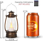Vintage Lantern Decor, 4-Pack Flickering LED Candle Lantern with Remote Small Sized Lantern Indoor Outdoor Hanging Lanterns for Wedding Centerpiece,Halloween,Christmas,Farmhouse Decorations - Image 2
