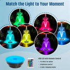 Floating Pond Fountain Pump with Remote RGB LED Lights & Filter Sponge - Image 5