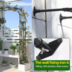 Half Arch Trellis - Garden Arch Trellis Size: 24in(L)*94.5in(H) - Image 5