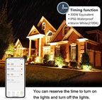MELPO Led Flood Light 30W, 300W Equivalent Outdoor Color Changing Lights - Image 3