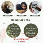 Personalized Memorial Wind Chimes for Loss of Loved One, Listen to the Wind - Image 6