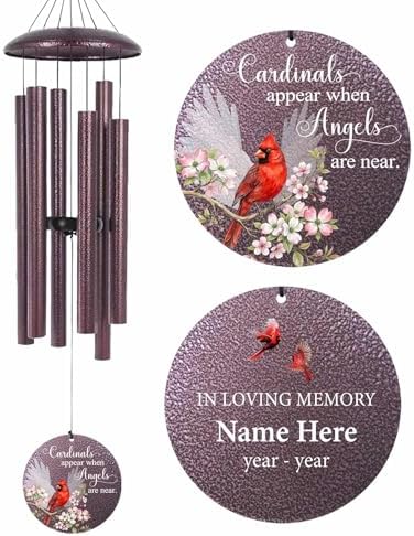 Memorial Wind Chimes for Loss of Loved One/Mom/Dad by Astarin