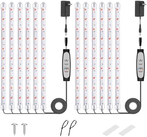 SDOVUERC 16'' 6 Bars Grow Light Strips for Indoor Shelves Plants Growing. by SDOVUERC