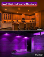 Fulighture Orange and Purple Flood Light Bulbs Outdoor 4 Pack,PAR38 Bulbs - Image 4