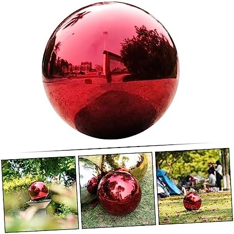 Colored Reflective Gazing Ball Polished Garden Decor Decorative Mirror Globe for Outdoor Spaces Vibrant Reflective Sphere for Lawn and Decoration - Image 7