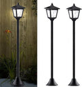 Solar Lamp Post Lights Outdoor 2 Pack 40 Inch, Vintage Waterproof LED Lights for Garden Patio Pathway Yard by Unknown