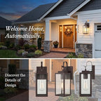 Bronze Porch Light, Dusk to Dawn Wall Mount Outdoor Light - Image 5