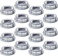 SIEDiNLAR Solar Deck Lights Outdoor 2-Mode 16 LED 16 Pack White/Warm Light by Siedinlar
