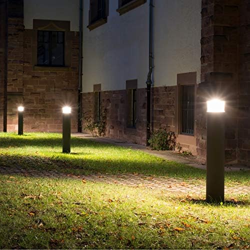 Bollard Light 38", 120-277V, 20W, 3000 Kelvin, Flat - Image 4