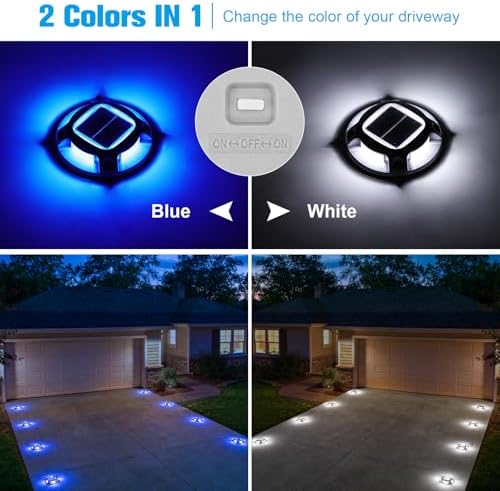VOLISUN Solar Driveway Marker Lights Dock Marine Led Deck Outdoor 8 Pack - Image 2