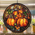 Pumpkin Garden Acrylic Suncatcher - Image 4