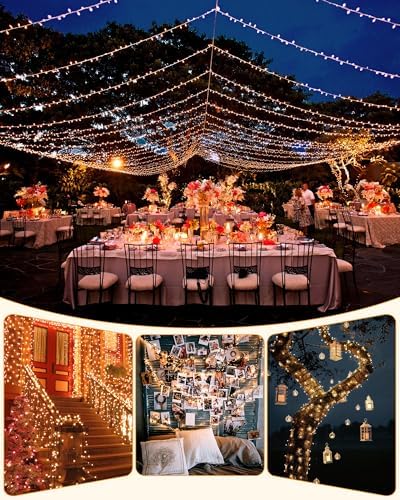 Brightown 4 Pack Solar String Lights for Outside, Total 184Ft 480 LED - Image 7
