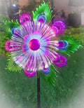 Solar Peacock Wind Spinners for Yard and Garden, 40 Inch Solar Windmill Garden Whirligig Kinetic Spinners Decor for Lawn,Patio&Yard, Metal Whirligigs Purple Wind Spinners Outdoor by YOURONGMAO
