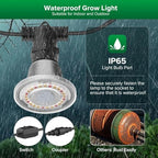 SANSI Hanging Grow Light for Indoor Outdoor Plants, 72W IP65 Waterproof - Image 4