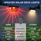 Melunar 16 Pack Solar Deck Lights Outdoor, Solar Step Lights Waterproof for Outside, Yard, Patio, Garden, Pool, Railing, Stairs, Fence (Color Changing) - Image 6