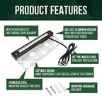 GKOLED 8 Pack Replaceable 6.8 Inch Hardscape Lights with 30 Pack Waterproof Lengthened Wire Connectors - Image 2