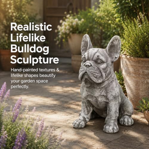 French Bulldog Statue — Garden Statues & Yard Art for Outdoors - Image 4