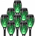 8 Pack Solar Pathway Lights Outdoor, Solar Torches Lights Halloween Decor by SPRKLINLIN