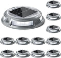SIEDiNLAR Solar Driveway Lights Outdoor, 16 LEDs with 9 Modes RGB (12 Pack) by Siedinlar