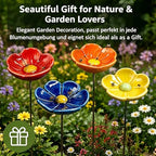 Ceramic Bee Watering Station for Garden, Blossom Water Cups for Bees，12 - Image 5