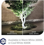 WAC Landscape Lighting, LED 120V Line Voltage Large Size Accent Light with Adjustable Beam Angle and Integral Brightness Control 3000K Warm White Built-in LED in Bronze - Image 3