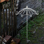 Vintage Garden Trellis, Umbrella Shape, Antique Craftsmanship, Heavy Duty Rustproof Iron Plant Trellis For Potted Plant Support Metal Climbing Rose Trellis Vine Vegetable Cucumber ( Color : Antique Wh - Image 5