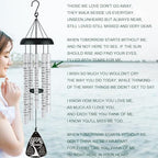 Sympathy Memorial Wind Chimes Bereavement Memorial Gifts for Loss of Grandma Sympathy Memorial Gifts for Loss of Loved One in Memory of Grandma - Image 4