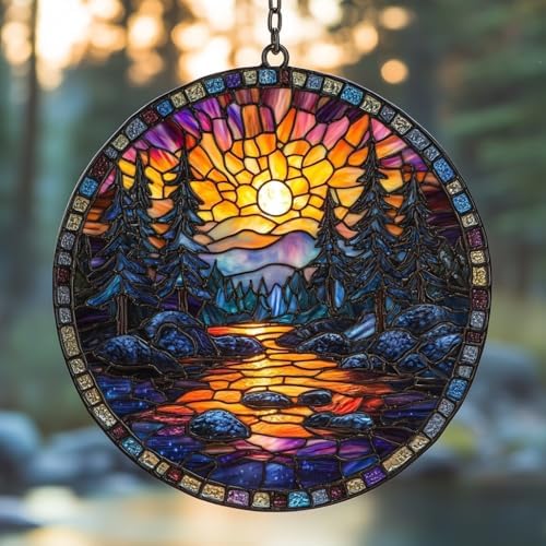 Mountain Range Acrylic Suncatcher by AVAGAN