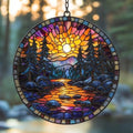 Mountain Range Acrylic Suncatcher by AVAGAN