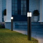 Kichler 12 Volt 2700K LED 24" Round Bollard in Textured Black, for Walkways, Sidewalks, Driveways, Patios, (3" x 24"), 16265BKT27 - Image 4