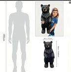 20" Resin Black Bear Statue, Outdoor Weatherproof Figurine, Standing Bear, Funny Gift, Rustic Cabin, Yard, Lawn, Patio & Garden Decor - Image 4