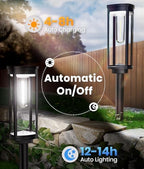 ALFIOT Solar Big Lights for Backyard, 8 Pack, Cool White, IP65 - Image 5