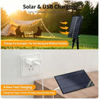 Solar String Lights Outdoor Waterproof, 100FT Solar Powered Outdoor Lights with Remote, 52 Shatterproof with Edison Bulbs, LED String SolarLights for Garden, Backyard, Parties - Image 2
