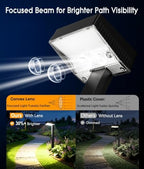 ELECLINK Solar Pathway Lights Outdoor, 6 Pack Garden Lights Solar Powered Path Lights with Focused Beam Lens, 2 Light Modes Waterproof Outdoor Solar Light for Yard Driveway Walkway Landscape - Image 3