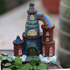 BangBangDa Fairy Garden Unicorn Fairies Accessories - 35 PCS Miniature Outdoor Fairy Garden Set - Fairy Figurines Castle Fountain Girl Birthday Gifts - Image 6