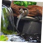 Ceramic Open Bottom Fountain Jar with Built in Filtration for Garden Ponds - Image 6