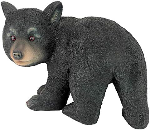 Design Toscano QM2594300 Roly-Poly Bear Cub Statue, Walking Bear,Full Color - Image 2