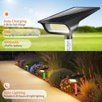 intelamp Solar Spot Lights Outdoor Waterproof 4000mAh Garden Lights Remote - Image 3