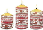 Cozeyat Flameless Candles with Remote Set of 3, Cute Snowflake Snowman Pattern Flickering Electric Candles for Christmas Decoration, Unscented Realistic Bullet Floating Flame Pillar Candles - Image 2