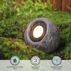 LEONLITE 2-Pack 5CCT LED Rock Lights Outdoor, Round, Dark Gray - Image 6