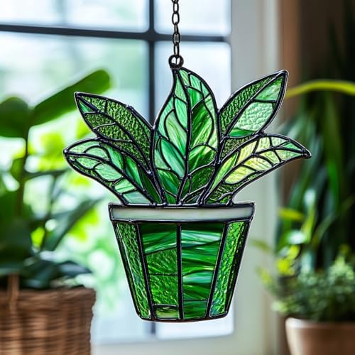 Plant Pot Acrylic Suncatcher by AVAGAN