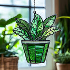 Plant Pot Acrylic Suncatcher by AVAGAN