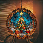 Christmas Tree Presents Acrylic Suncatcher - Image 7