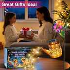 Solar Lights Outdoor Waterproof, Butterfly Solar Watering Can with Lights - Image 4